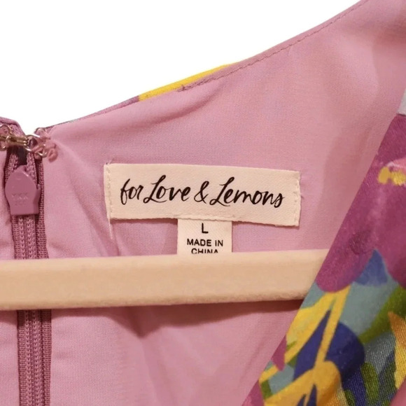 REVOLVE - For Love And Lemons Cassia Midi Dress Adjustable  Slit Size Large - Picture 8 of 14